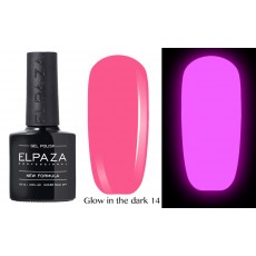 Гель-лак Elpaza Glow Neon Collection неоновая серия светится в темноте при ультрофиолете 14